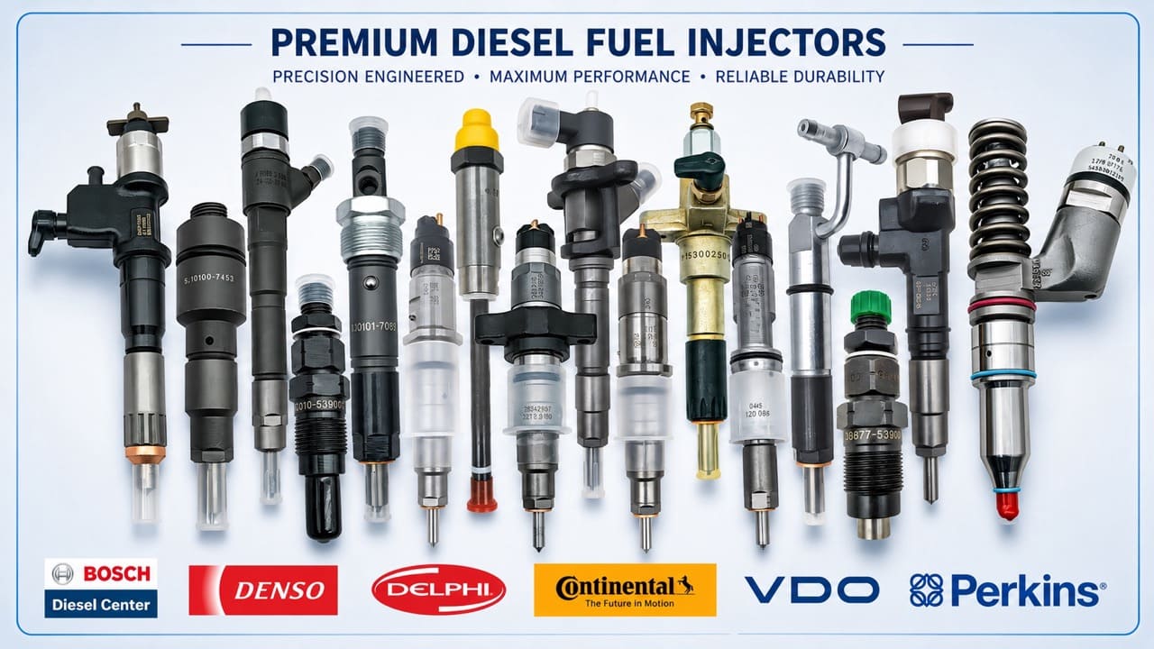 Bosch-Denso-Delphi-technologies-Continental-VDO-Perkins-injector-Fuel-Pump